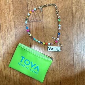 TOVA Multicolor Gem Necklace